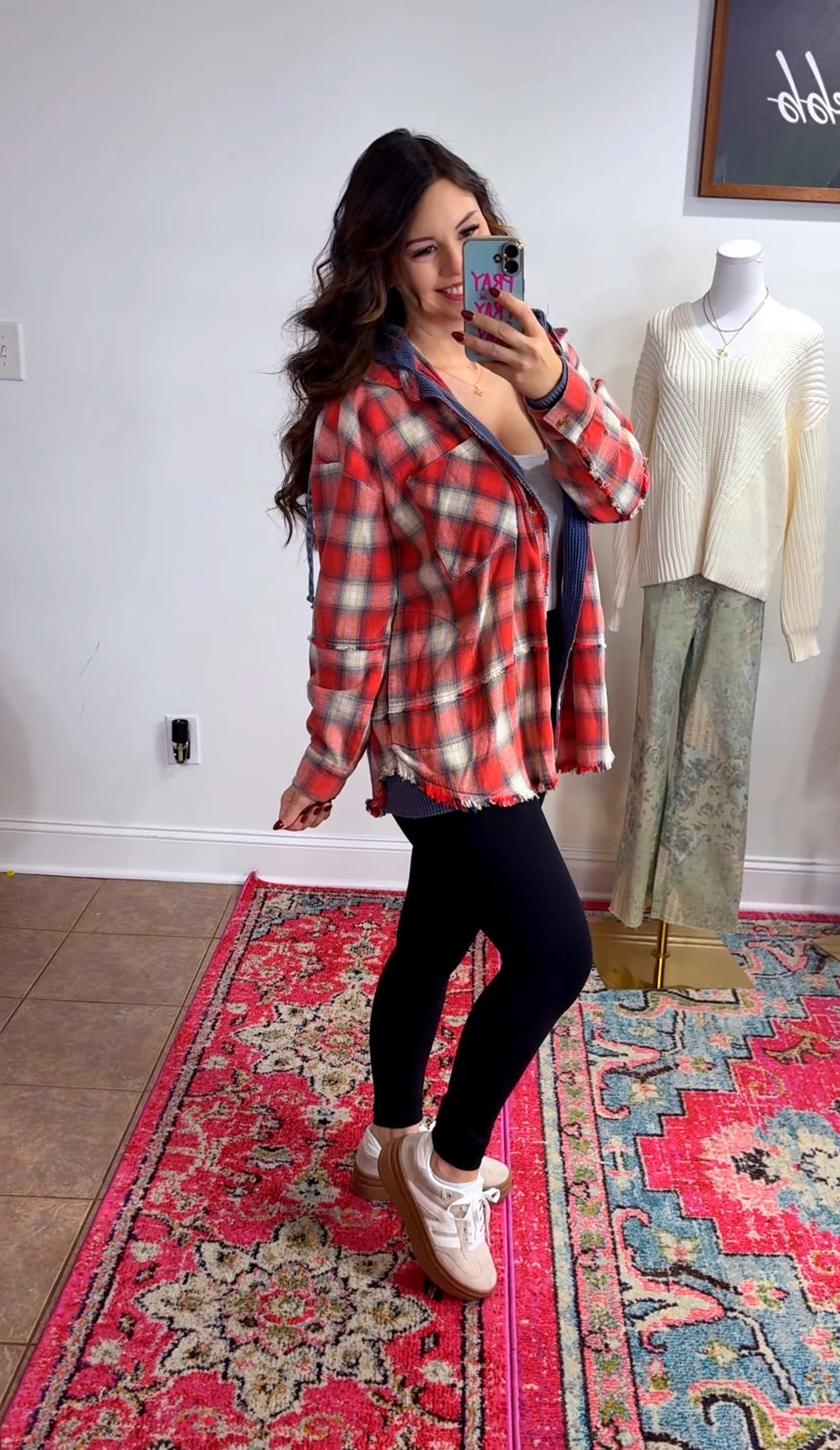 Hooded For Fall Flannel (2 Colors)