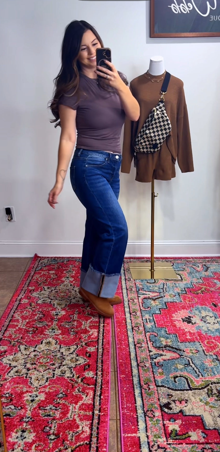 High Cuff Risen Denim