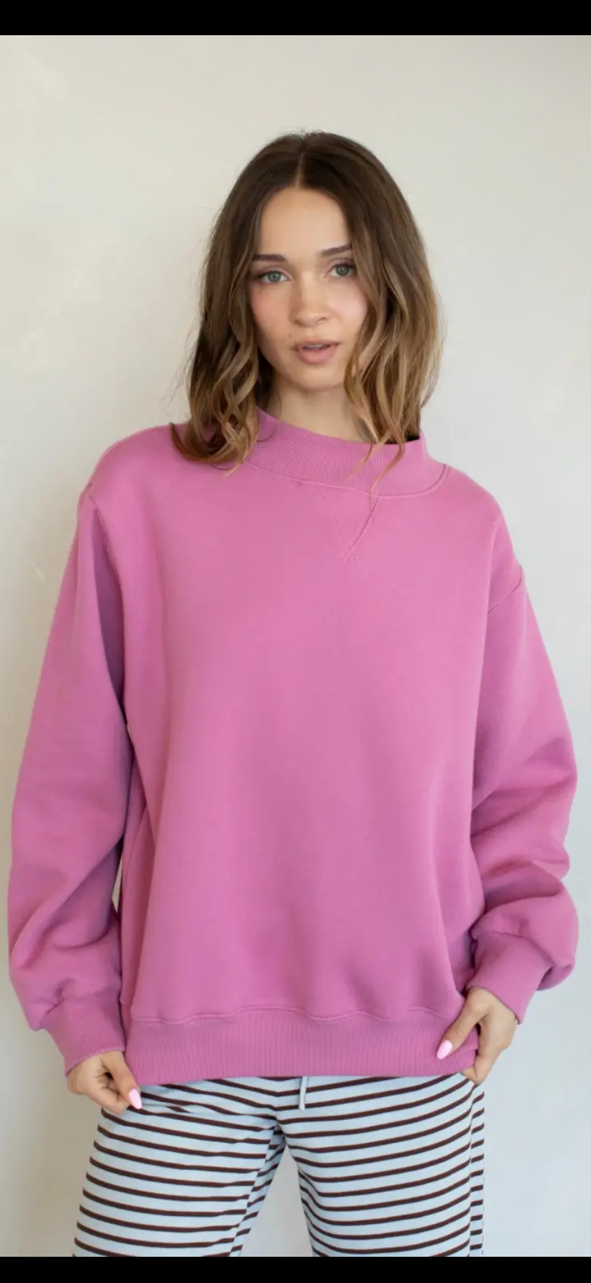 Everyday Oversized Mockneck- Things Between
