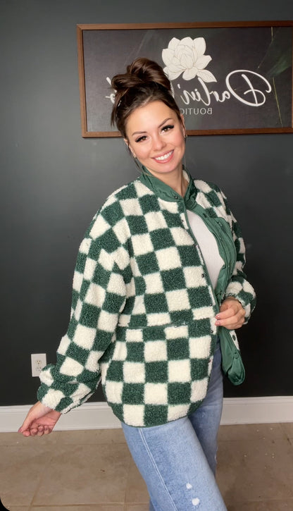 Checkered Jacket (Green)