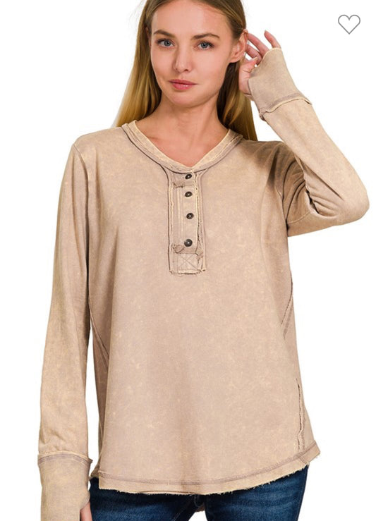 Comfy Cute Top (Ash Mocha)