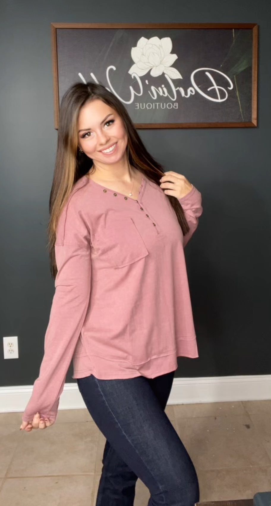 Subtle Basic Top (Pink)