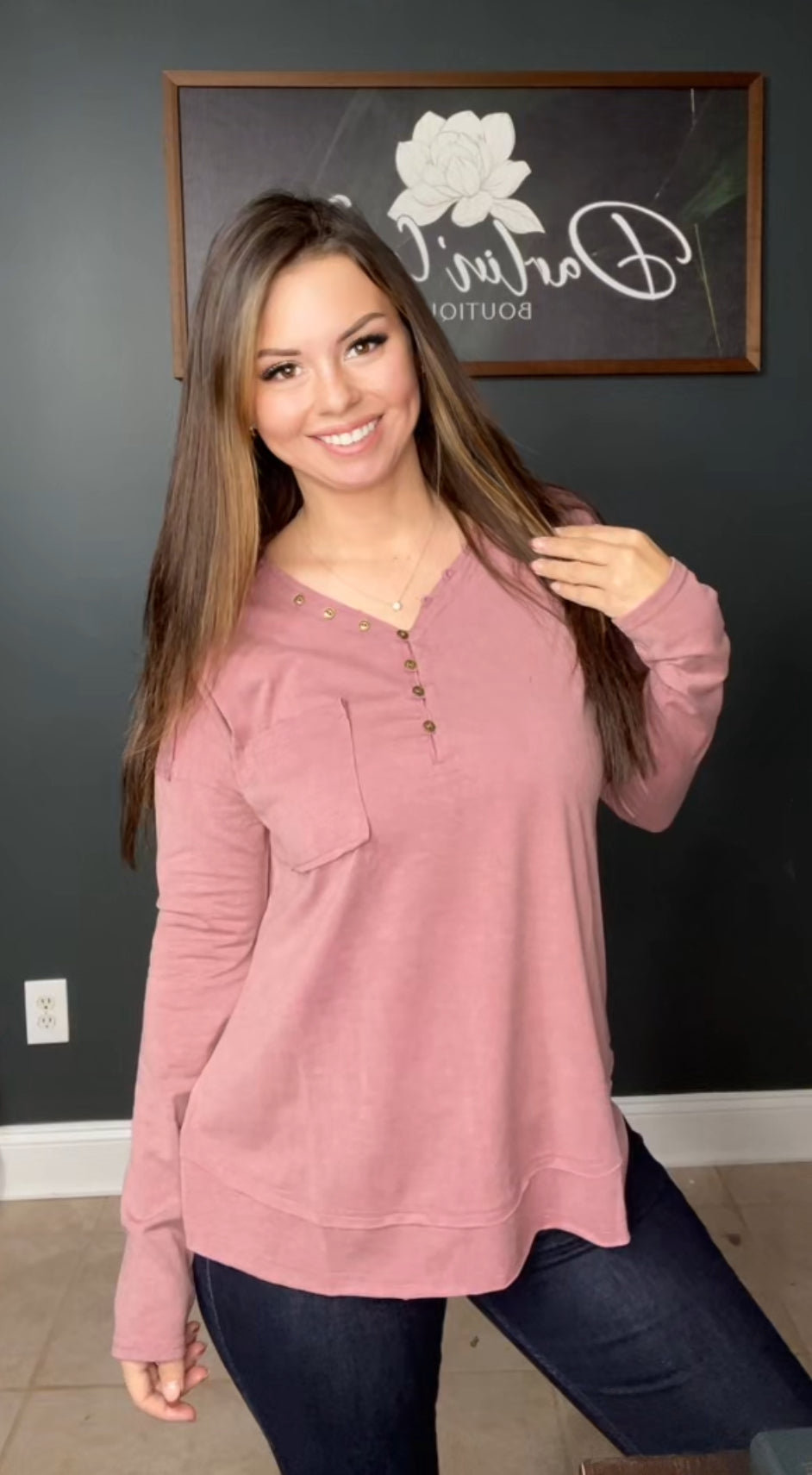 Subtle Basic Top (Pink)