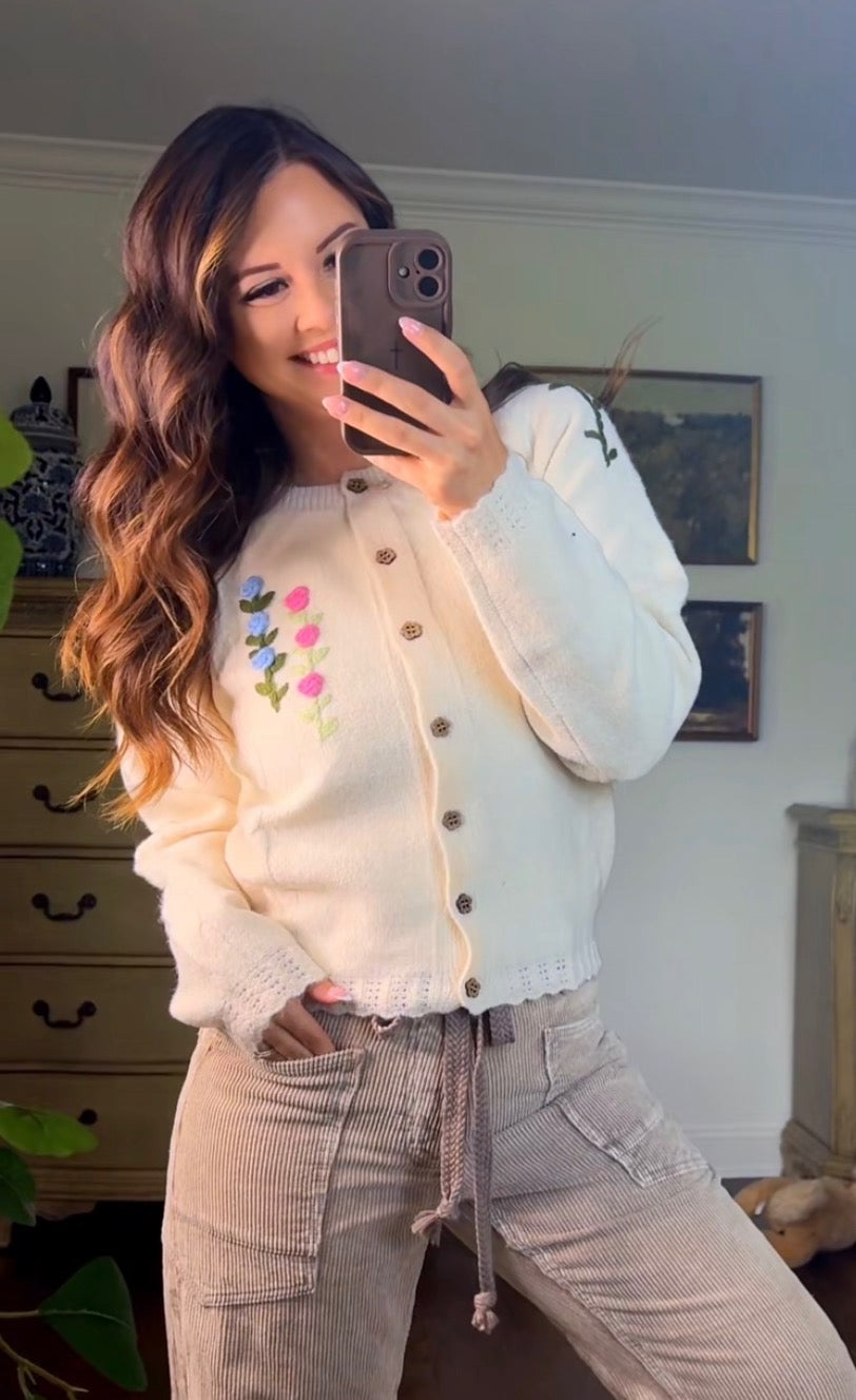 POL Petal Parade Sweater (TWO COLORS)