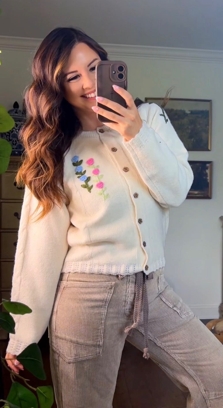 POL Petal Parade Sweater (TWO COLORS)