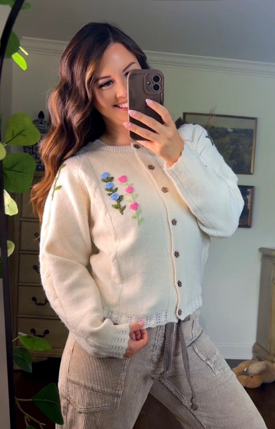 POL Petal Parade Sweater (TWO COLORS)