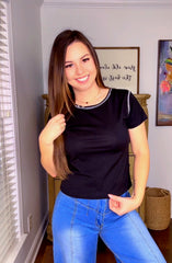 Mom Crop Tee (2 colors)