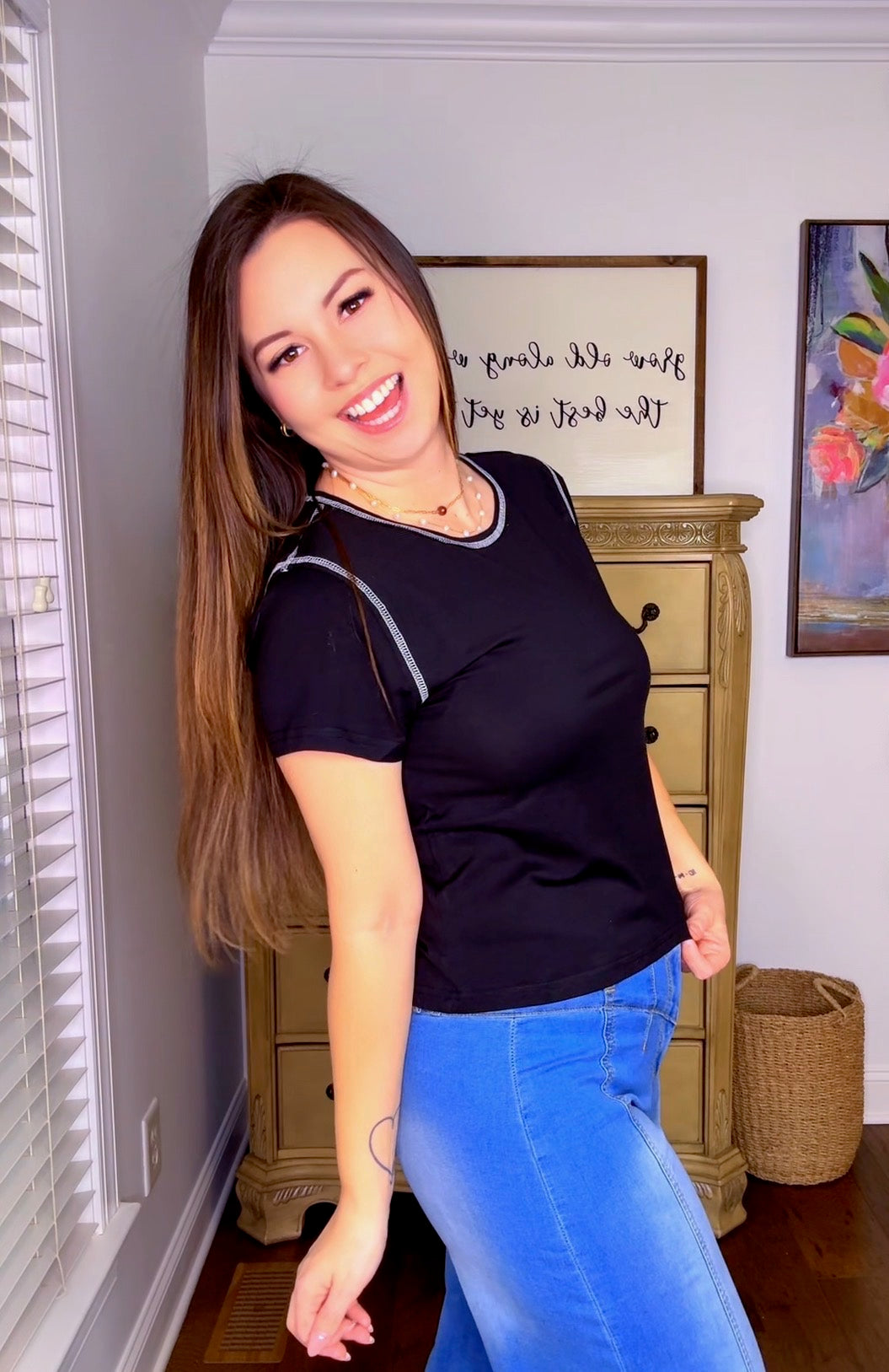 Mom Crop Tee (2 colors)