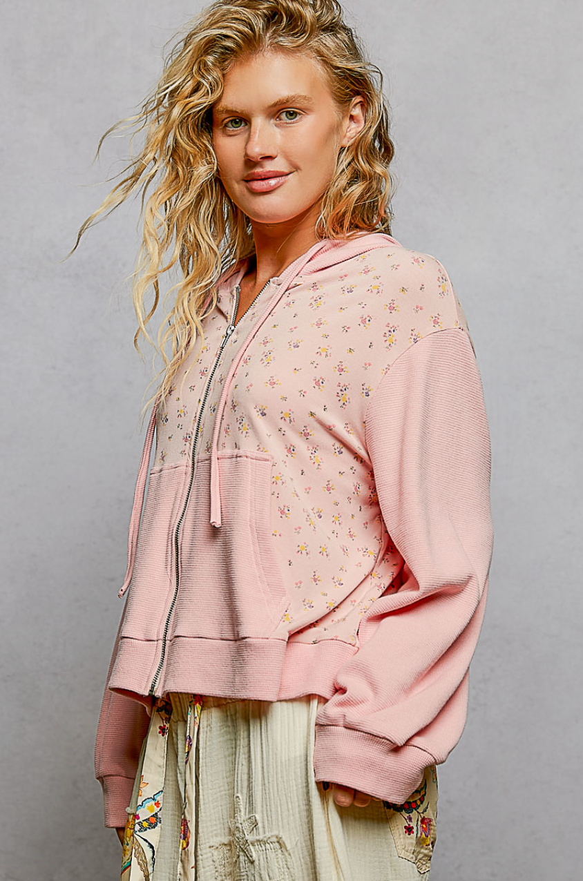 Pink Floral Jacket