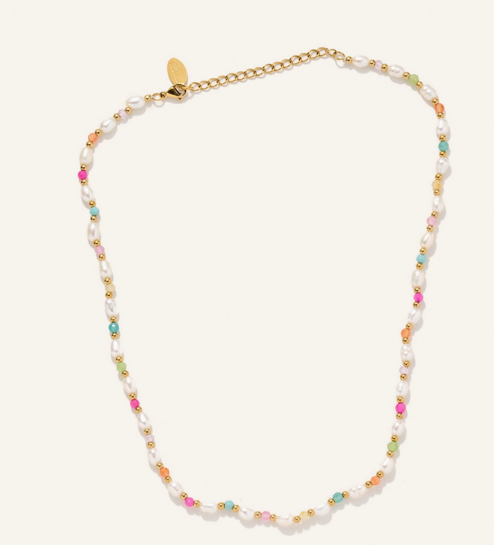Colorful Pearl Necklace