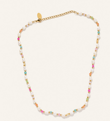 Colorful Pearl Necklace