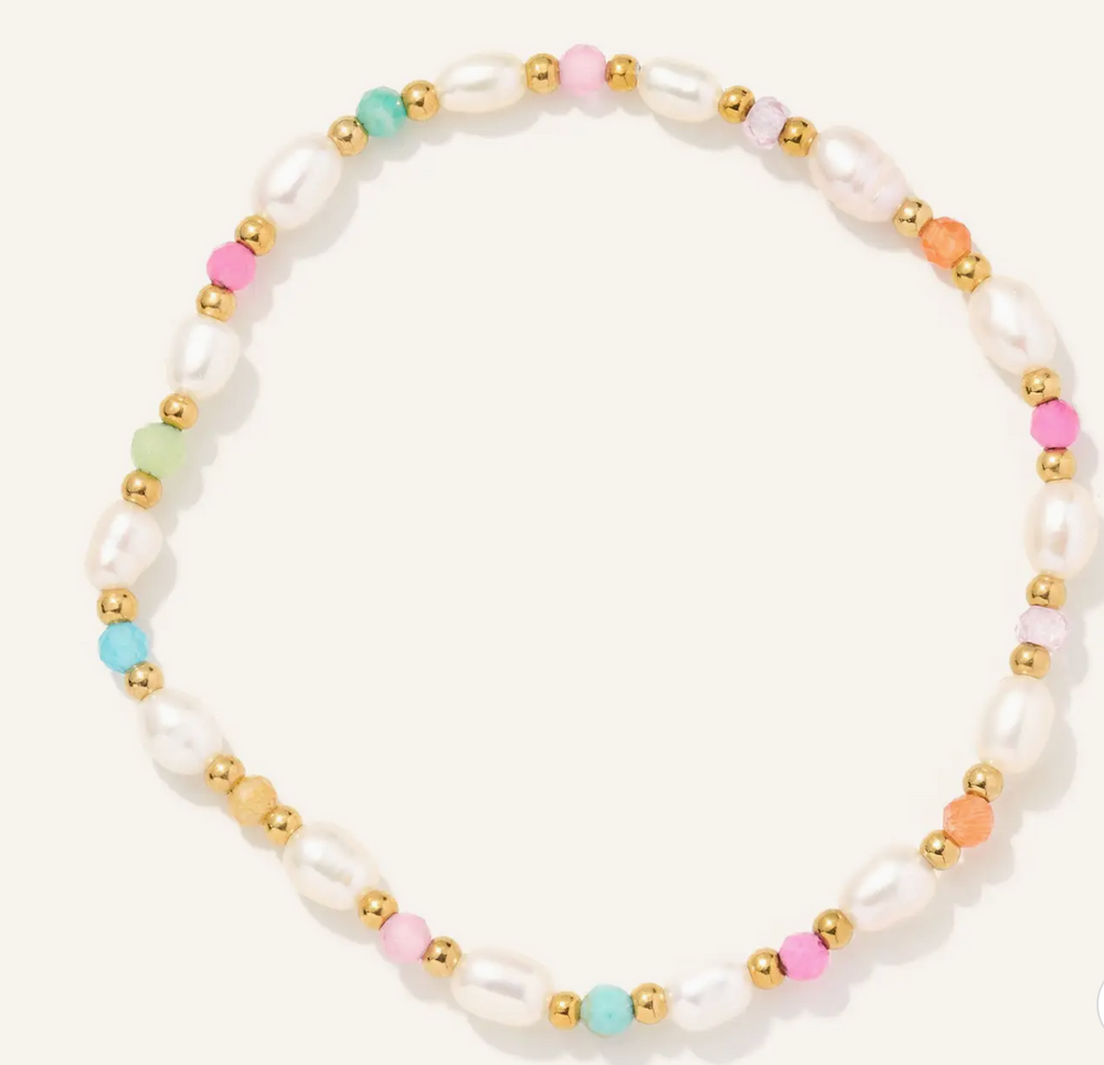 Colorful Pearl Bracelet