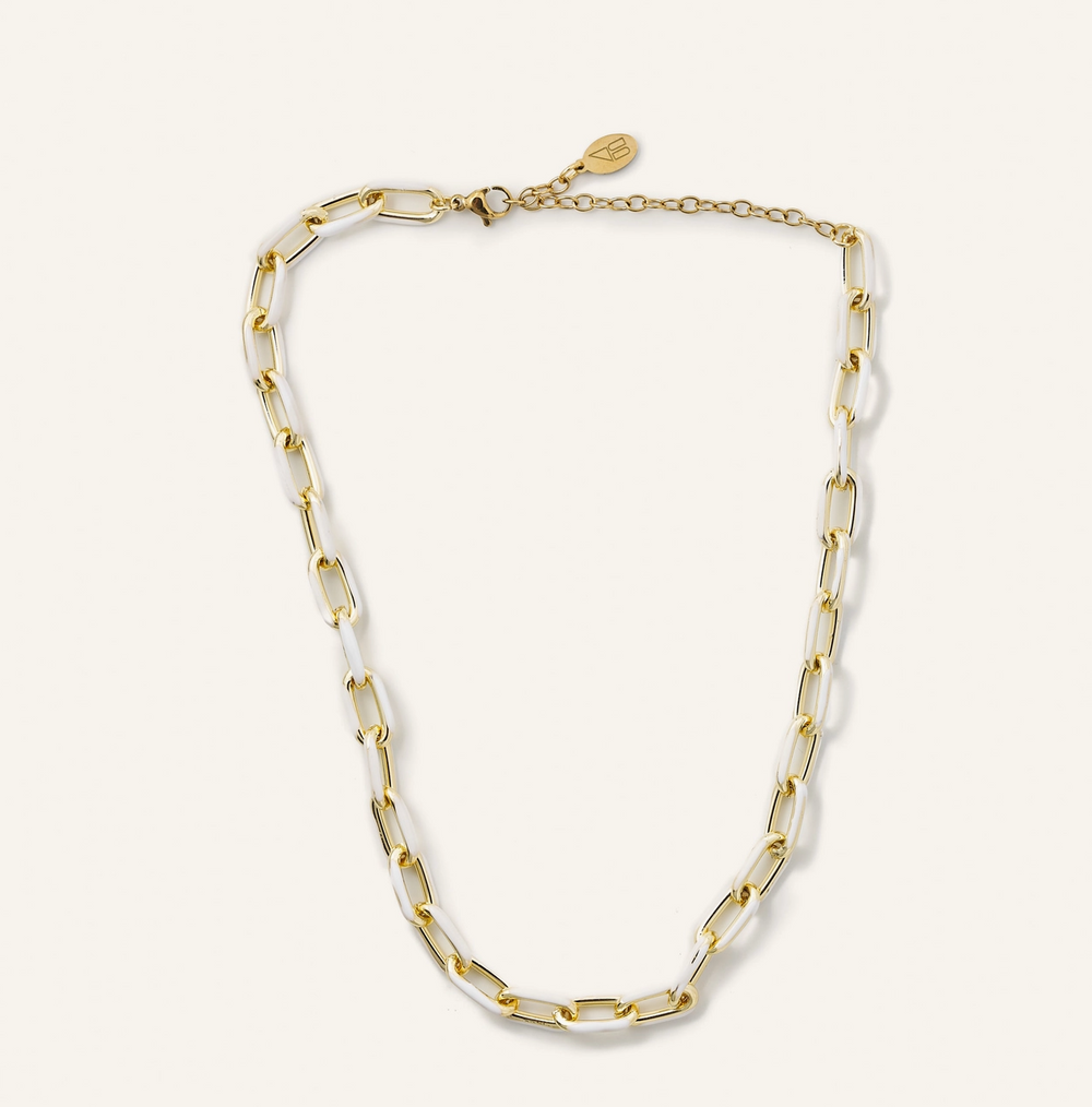 White Paula Acrylic Choker