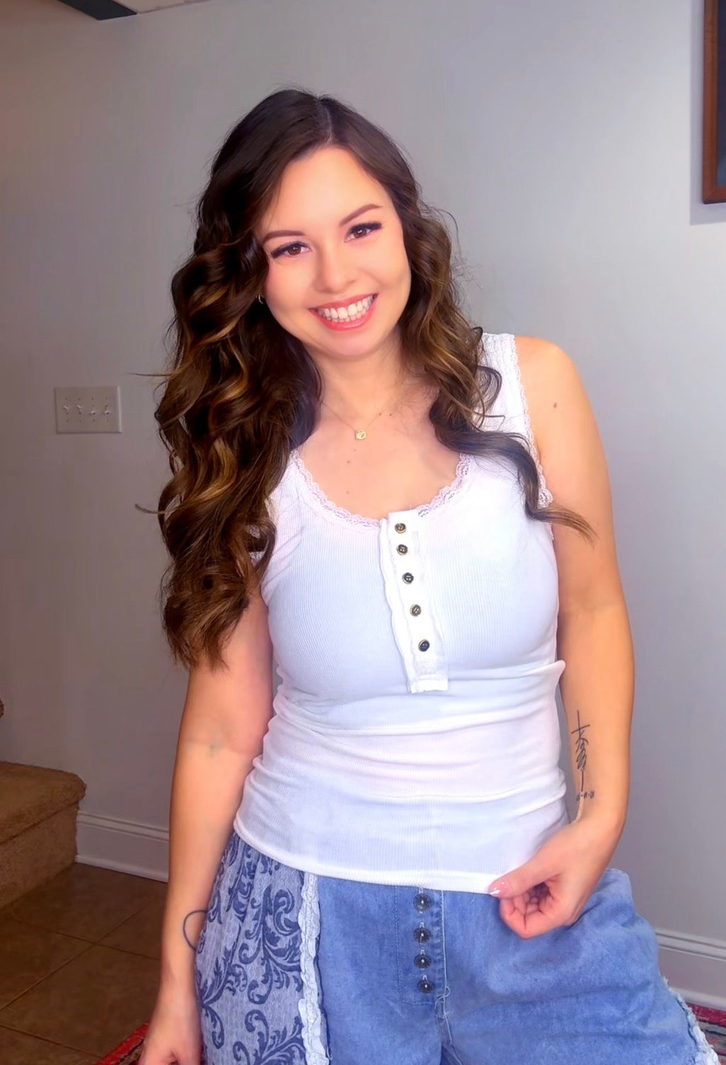 Sleeveless Knit Henley Tank (7 colors) *Final Sale* *NonRefundable*